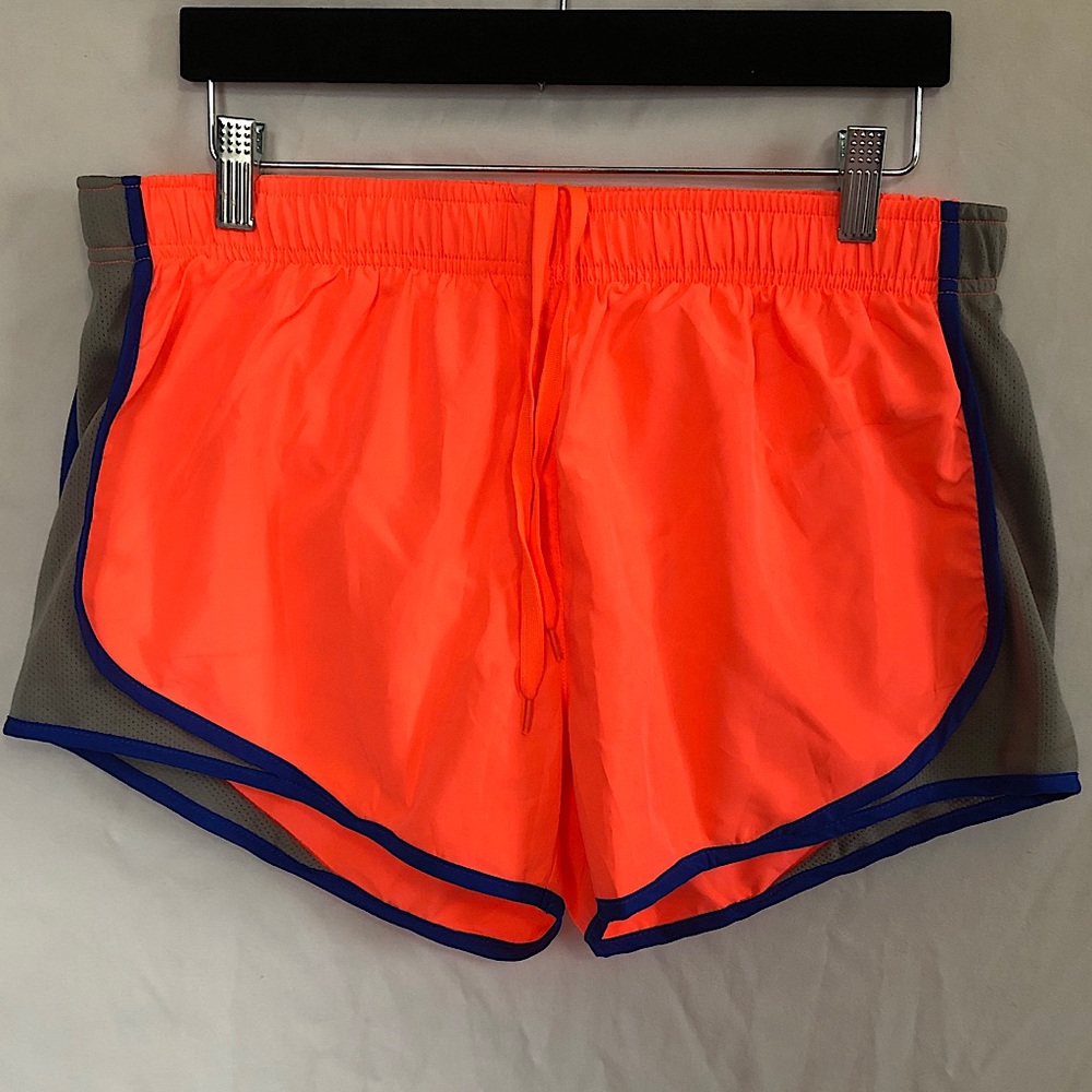NWT | 90 Degree | Orange & Gray Athletic Shorts